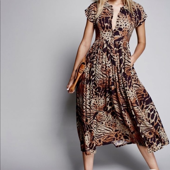 Novella Royale Free People Jamie Dress Sz M - Picture 2 of 6